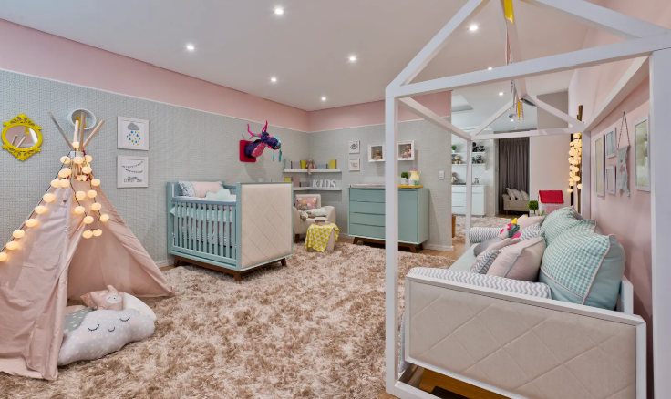 Inspiração de quarto infantil para meninas