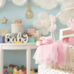 organizar um chá de bebê