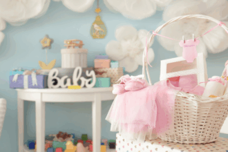 organizar um chá de bebê