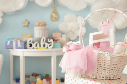 organizar um chá de bebê